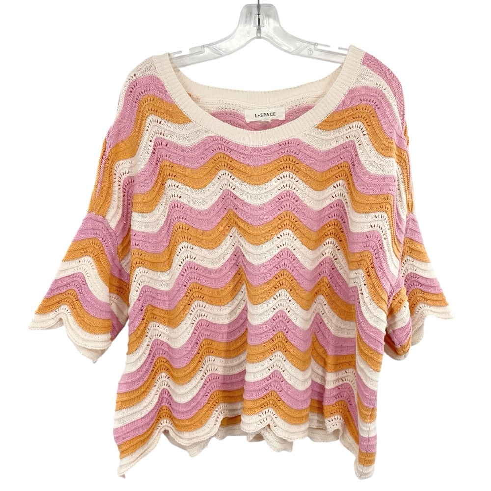 L*Space Make Waves Sweater in Catching Sun NWOT Size XL